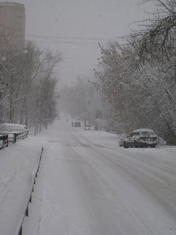 Снег иркутск фото