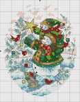  Dimensions 08828 - Playful snowmen ornaments-5 (549x700, 453Kb)