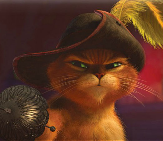 Кот в сапогах мультфильм фото персонажей