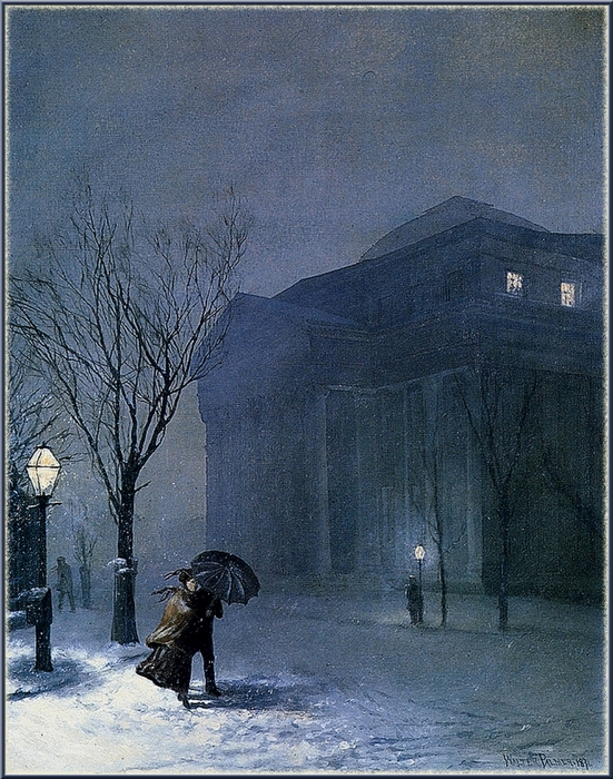 Albany in the Snow .1871. Palmer Walter Launt 1854-1932 (551x700, 368Kb)