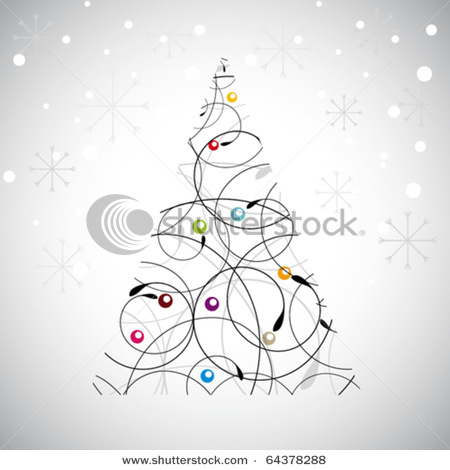 stock-vector-christmas-tree-in-elegant-lines-64378288 (450x470, 43Kb)