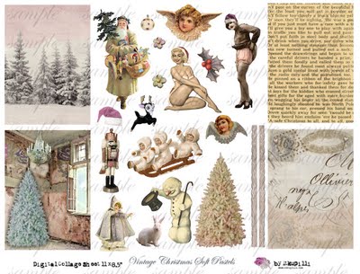 178 w Vintage Christmas Soft Pastels (400x305, 37Kb)