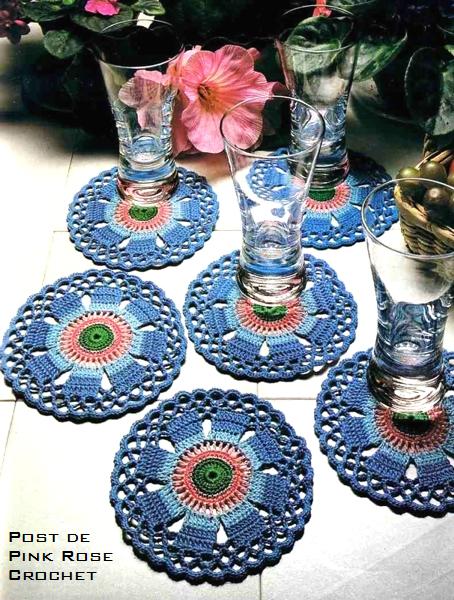 Colorful Coasters ..PRoseCrochet (454x600, 80Kb)