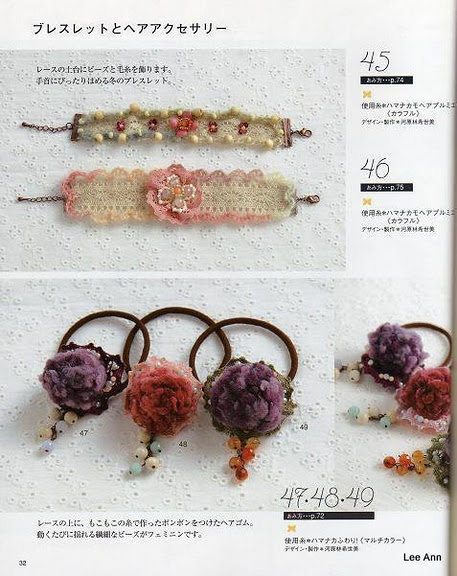Hand Knitted Corsages 62 (457x576, 92Kb)