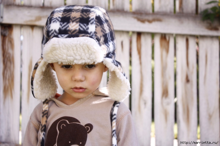Модные модели детских меховых шапок
