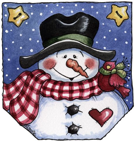 Snowman Pocket (461x480, 67Kb)