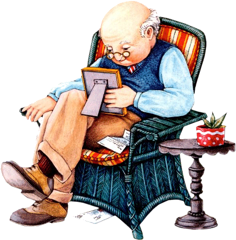 Читатель дедушка. Дедушка в кресле. Бабушка и дедушка в креслах. Бабушка с книжкой в кресле. Дедушка сидит на стуле.