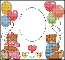 Dimensions 00122 - Bear parade - Photo frame (261x240, 68Kb)