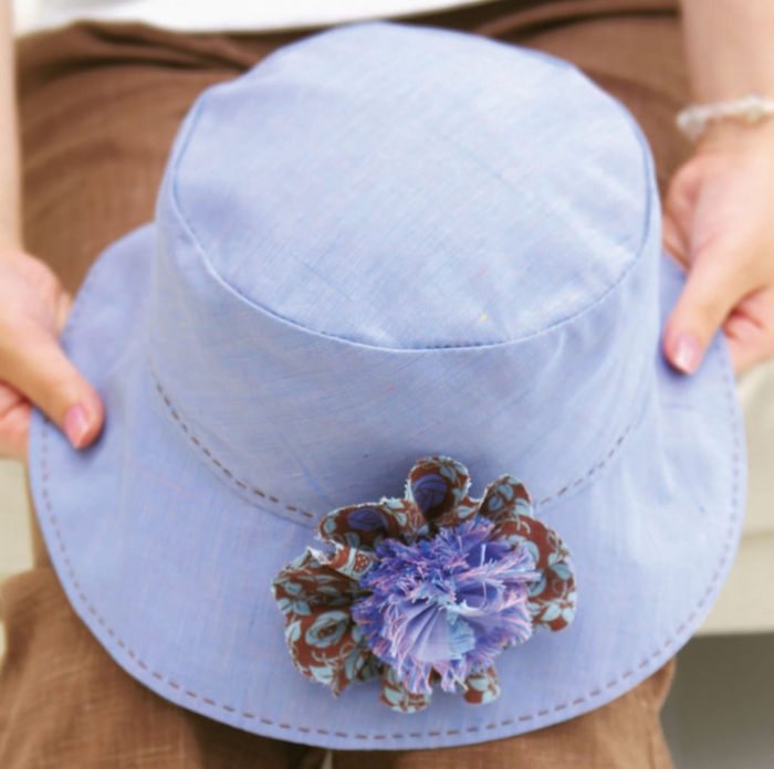 Выкройка модной летней шляпки