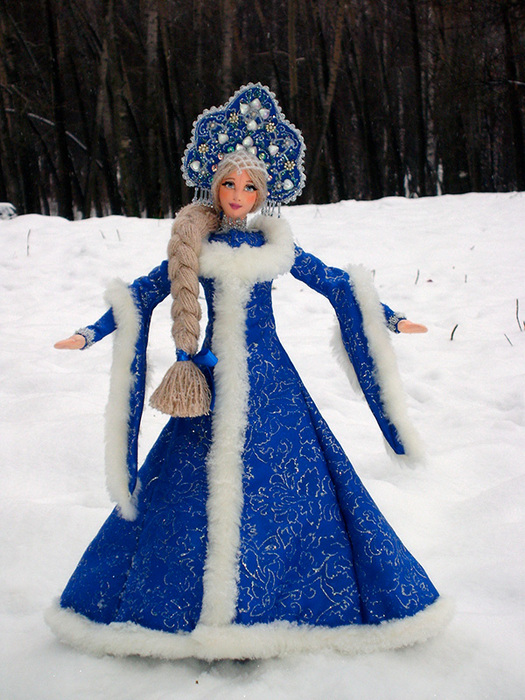 Кукла Снегурочка своими руками