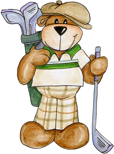 Golfing Bear (380x512, 64Kb)