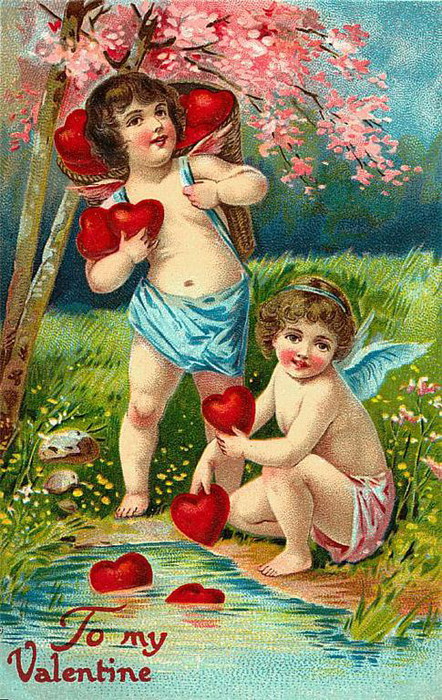 Victorian-valentines-cards-two-cherubs-red-hearts (442x700, 174Kb)