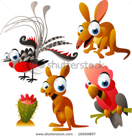 stock-vector-vector-animal-set-australian-lyrebird-opossum-kangaroo-cockatoo-16669897 (450x465, 80Kb)