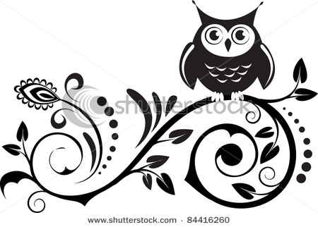 stock-vector-cute-own-on-a-branch-with-decorative-leaves-84416260 (450x322, 44Kb)