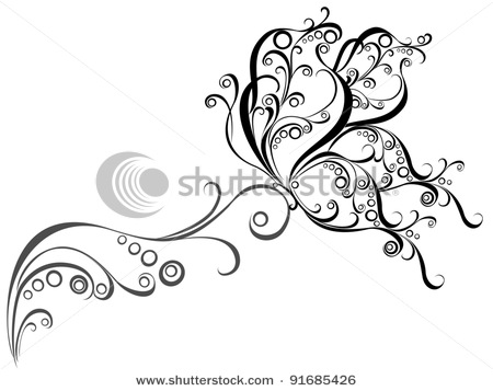 stock-vector-vector-floral-ornament-with-butterfly-element-for-design-91685426 (450x357, 36Kb)