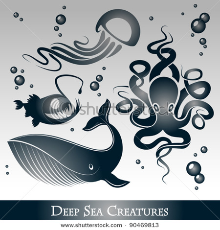 stock-vector-vector-set-of-deep-sea-creatures-90469813 (450x470, 70Kb)