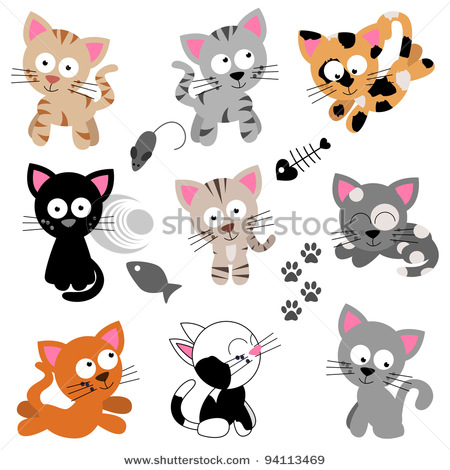 stock-vector-vector-collection-of-cute-cartoon-cats-94113469 (450x470, 69Kb)