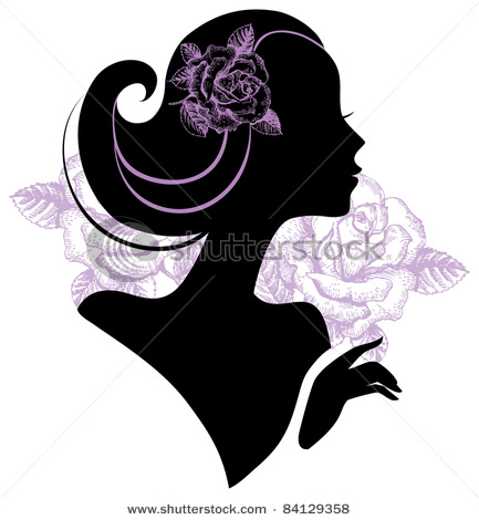 stock-vector-beautiful-woman-silhouette-with-a-flowers-84129358 (433x470, 51Kb)