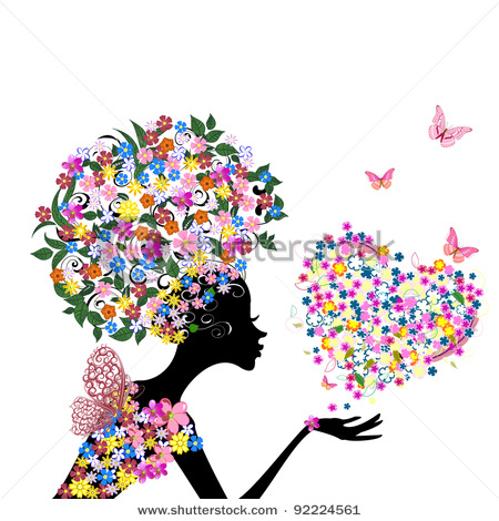 stock-vector-girl-with-flowers-on-her-head-with-a-valentine-92224561 (450x470, 105Kb)