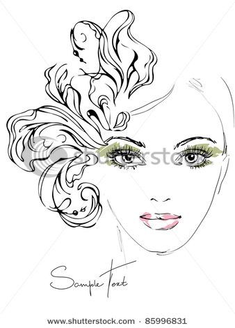 stock-vector-hand-drawn-woman-s-face-fashion-illustration-85996831 (338x470, 41Kb)