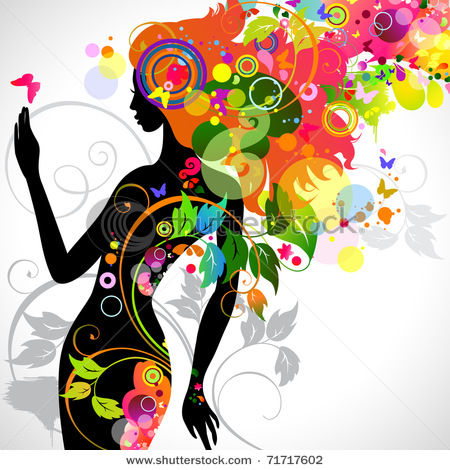 stock-vector-summer-decorative-composition-with-girl-71717602 (450x470, 116Kb)