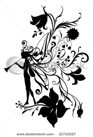 stock-vector-vector-illustration-silhouette-of-fairy-with-magic-fife-on-flower-pattern-design-21710227 (318x470, 43Kb)