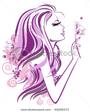 stock-vector-abstract-beautiful-woman-with-flowers-and-butterflies-in-lines-94299373 (375x470, 70Kb)