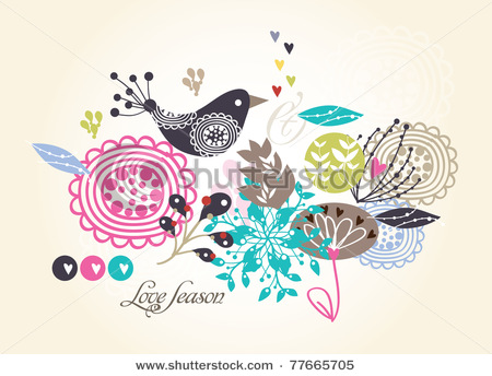 stock-vector-flower-seamless-pattern-with-bird-for-fabric-pattern-wallpaper-or-wrapping-paper-77665705 (450x344, 63Kb)