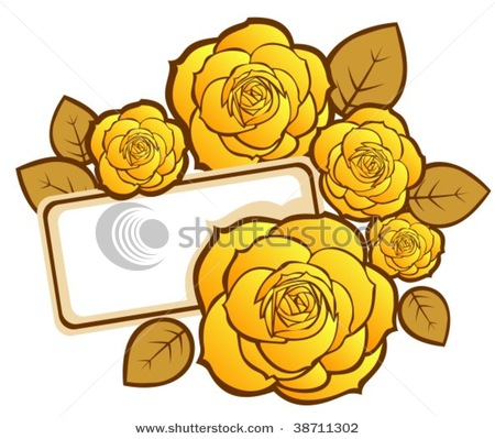 stock-vector-stylized-roses-and-leaves-with-card-on-a-white-background-38711302 (450x399, 58Kb)