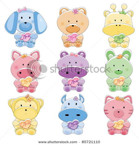 stock-vector-baby-animal-set-with-love-85721110 (450x470, 77Kb)