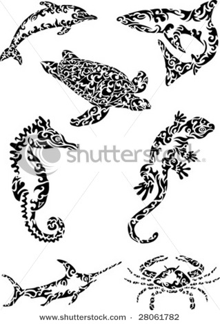 stock-vector-abstract-sea-creatures-28061782 (319x470, 47Kb)