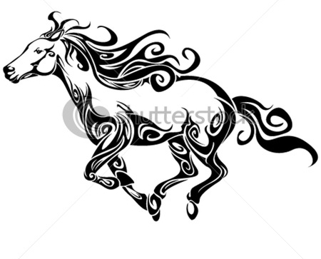 stock-vector-tribal-horse-65867554 (450x363, 68Kb)