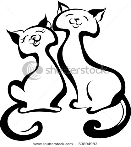 stock-vector-happy-cats-in-love-53894983 (417x470, 41Kb)