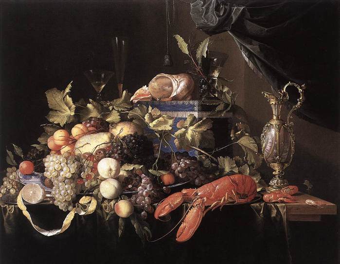 Still-Life with Fruit and Lobster (700x543, 54Kb)