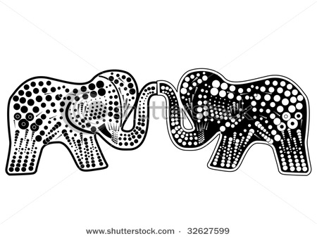 stock-vector-black-and-white-elephant-symbolizes-marital-happiness-32627599 (450x338, 41Kb)