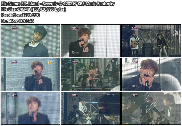 F.T. Island - Severely @ 120217 KBS Music Bank (600x415, 501Kb)