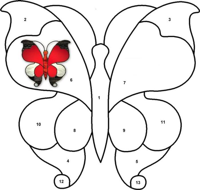 butterfly free pattern (700x665, 41Kb)