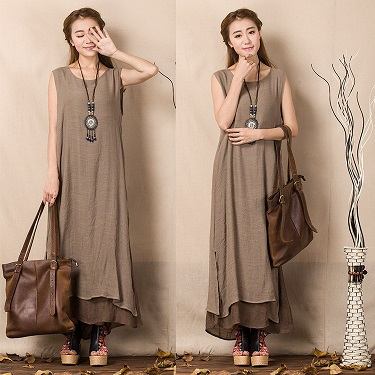 Summer-2015-Women-New-False-Two-pieces-Dress-Cotton-Linen-Sleeveless-Long-Dress-Vest-Retro-Designer (2)а (375x375, 139Kb)