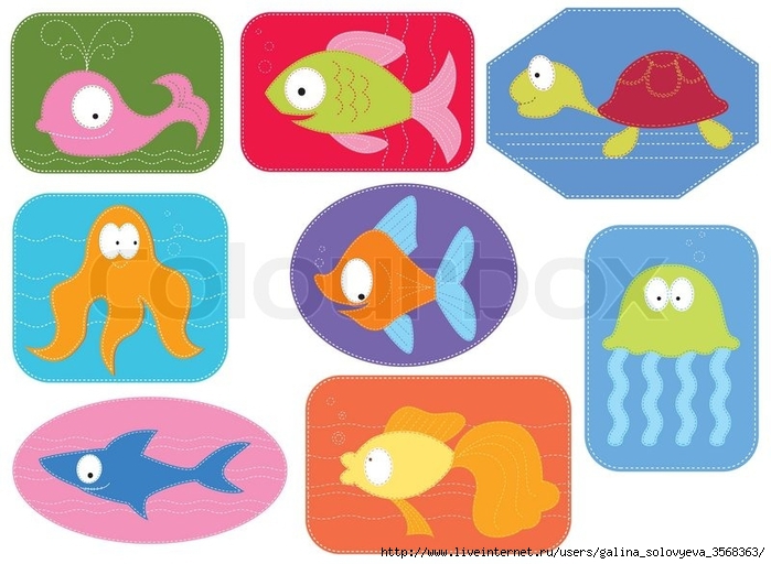 5718432-applique-fabric-with-cartoons-water-animalsvector-fishes-on-white (700x512, 248Kb)