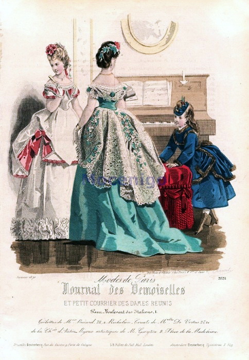 1870 France, La Mode Illustree (484x700, 141Kb)