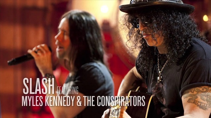 Slash featuring Myles Kennedy and the Conspirators Beggars and Hangers On (live, 2012) (700x393, 92Kb)