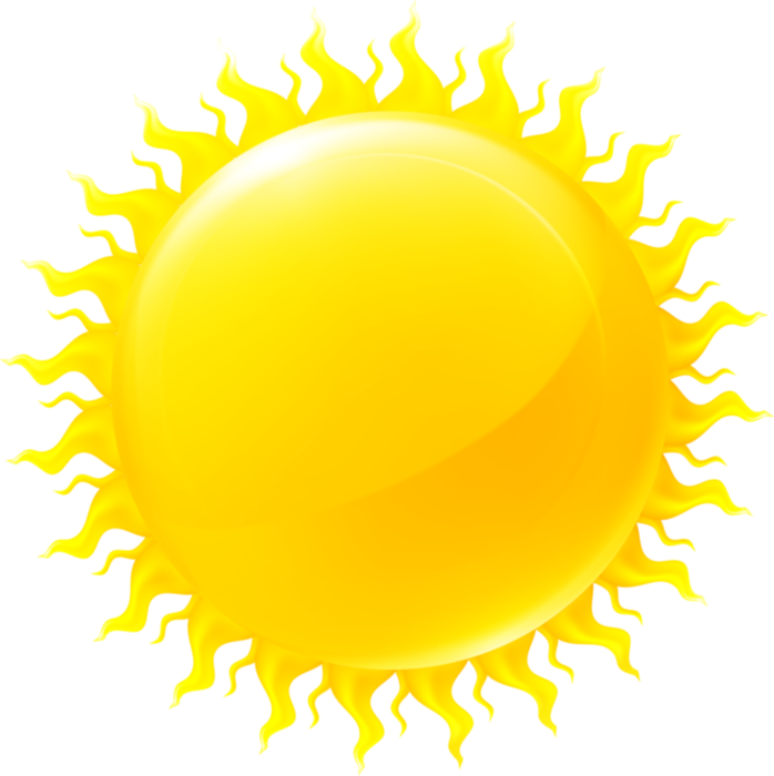 Солнце логотип на прозрачном фоне