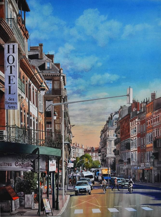 in Toulouse Print by Robert W Cook (519x700, 399Kb)