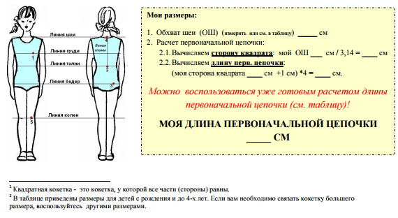 Размер кокетки для детей таблица. Длина кокетки как измерить. Обхват шеи как измерить. Таблица кокетки вязание.