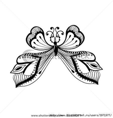 stock-vector-colorful-abstract-illustration-of-butterfly-retro-butterfly-design-81108277 (450x470, 78Kb)