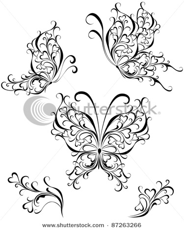 stock-vector-vector-set-black-white-butterflies-of-a-tattoo-silhouette-butterflies-87263266 (375x470, 55Kb)