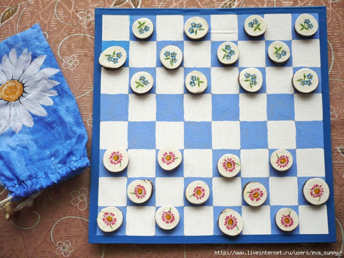 Игра в Чапаева шашками: правила