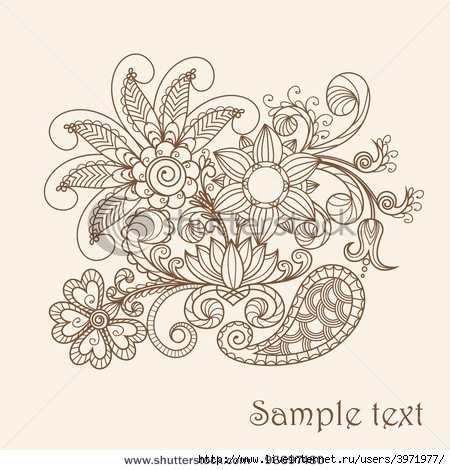 stock-photo-hand-drawn-abstract-henna-mehndi-abstract-flowers-and-paisley-pastel-greeting-card-raster-96697480 (450x470, 156Kb)
