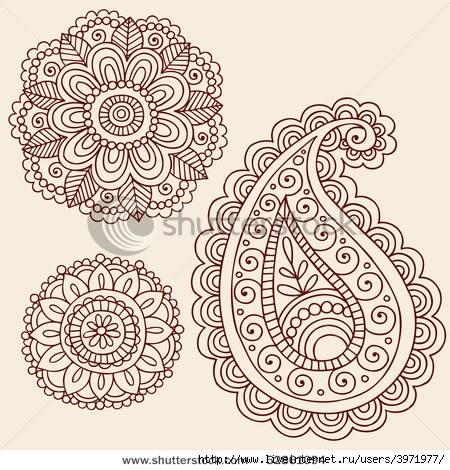 stock-vector-hand-drawn-henna-mehndi-tattoo-flowers-and-paisley-doodle-vector-illustration-design-elements-52861094 (450x470, 221Kb)