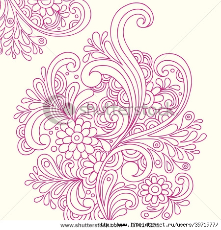 stock-vector-hand-drawn-abstract-henna-paisley-doodles-and-flowers-vector-illustration-37414201 (450x470, 225Kb)